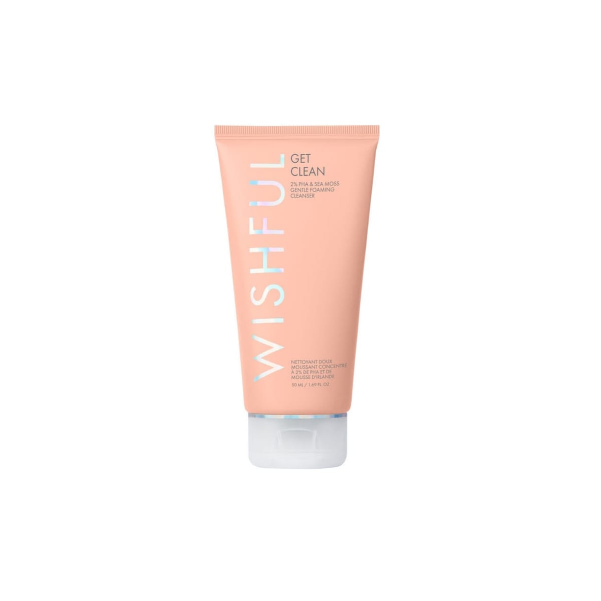 Wishful by HUDA BEAUTY Get Clean 2% PHA & Sea Moss Gentle Foaming Cleanser