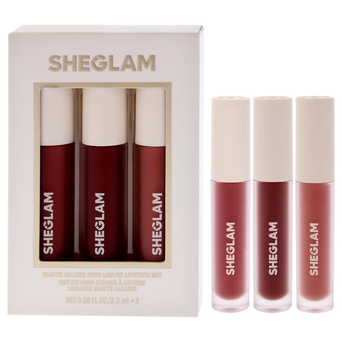 SHEGLAM Matte Allure Mini Liquid Lipstick Set