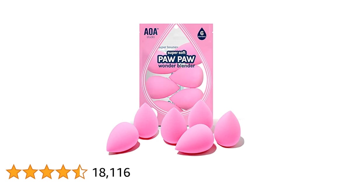 AOA Studio – Super Soft Paw Paw Wonder Blender (6-Piece Set)