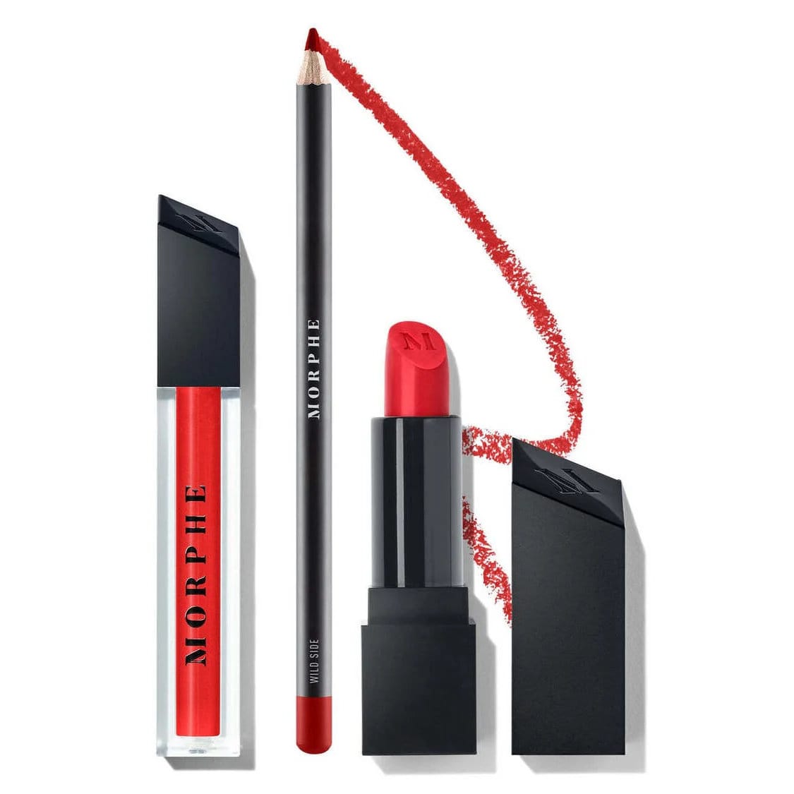 MORPHE – Out & A Pout - Fiery Red Lip Trio