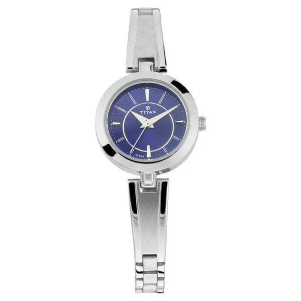TITAN Women’s Stainless Steel Analog Watch - 2598SM03