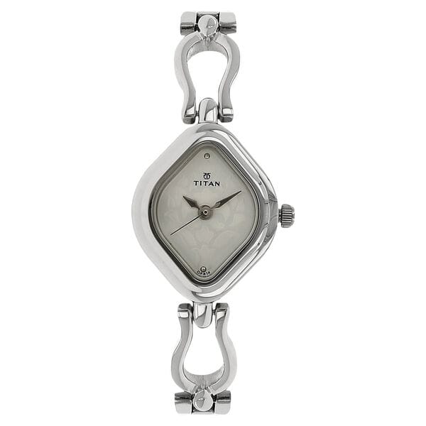 TITAN Women’s Stainless Steel Analog Watch - 2536SM02