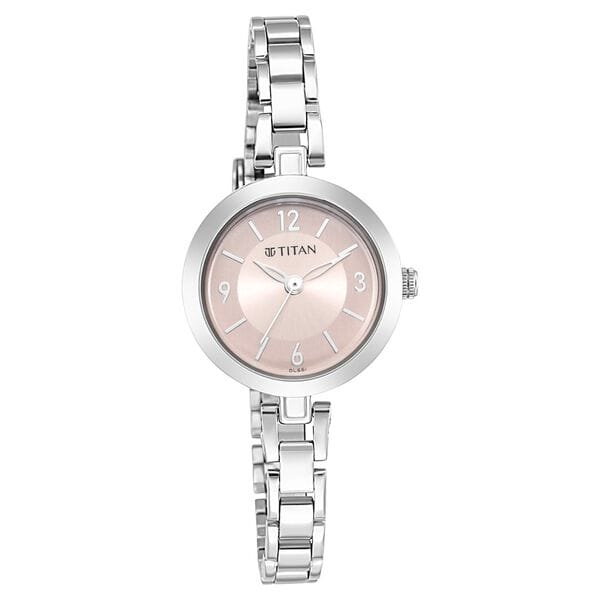 TITAN Women’s Stainless Steel Analog Watch - 2598SM06