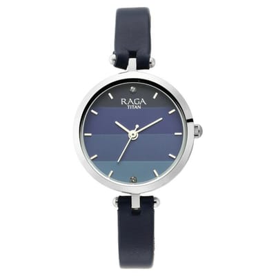 TITAN Women’s Leather Strap Analog Watch - 2606SL02_img_1