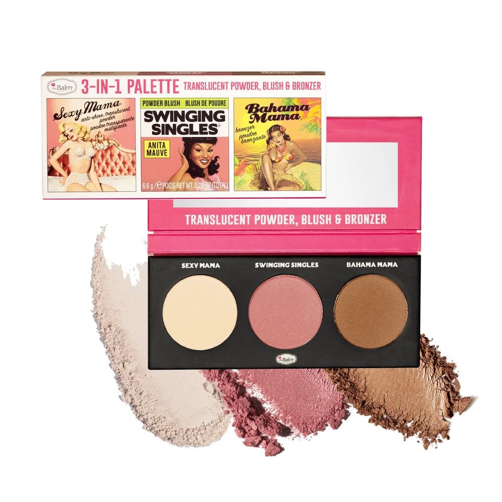 The Balm 3-In-1 Palette – Translucent Powder, Blush & Bronzer
