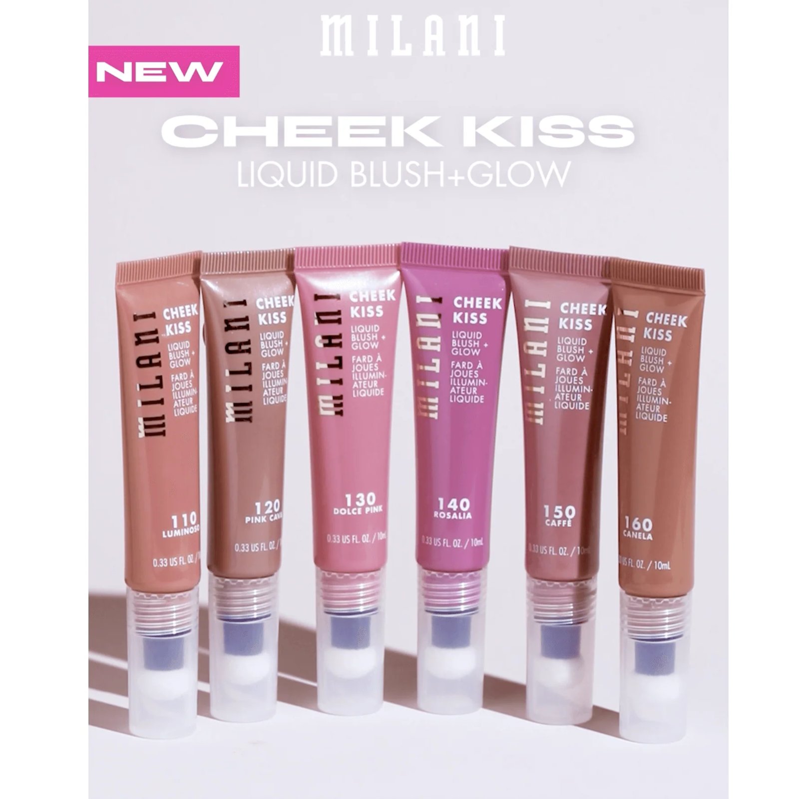 Milani Cosmetics - Cheek Kiss Liquid Blush Glow