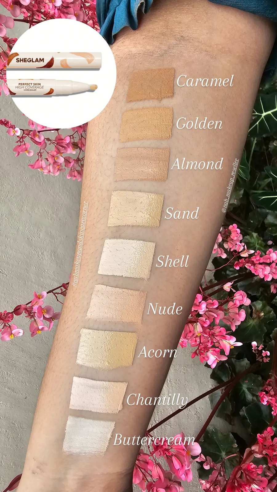 SHEGLAM - Perfect Skin High Coverage Concealer
