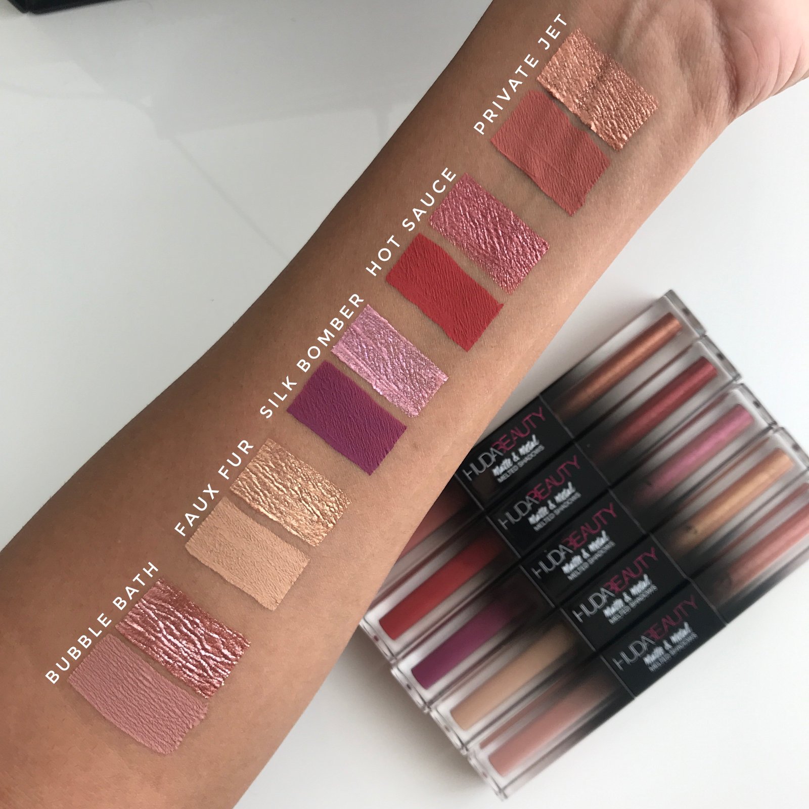 Huda Beauty - Matte & Metal Liquid Eyeshadows Melted Shadows