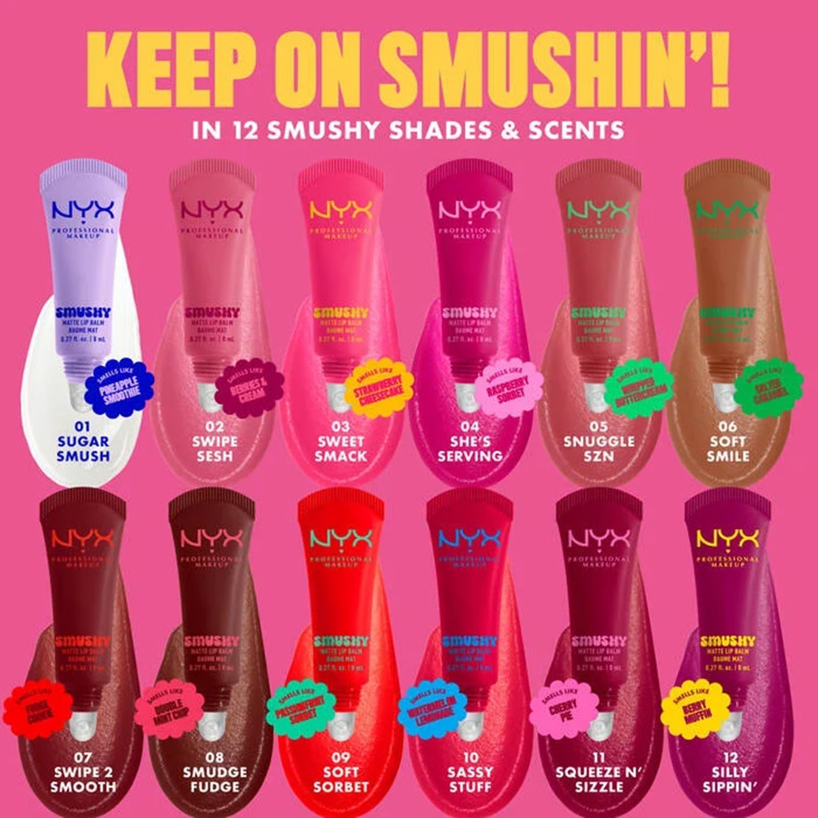 NYX Professional Makeup - Smushy Matte Lip Balm