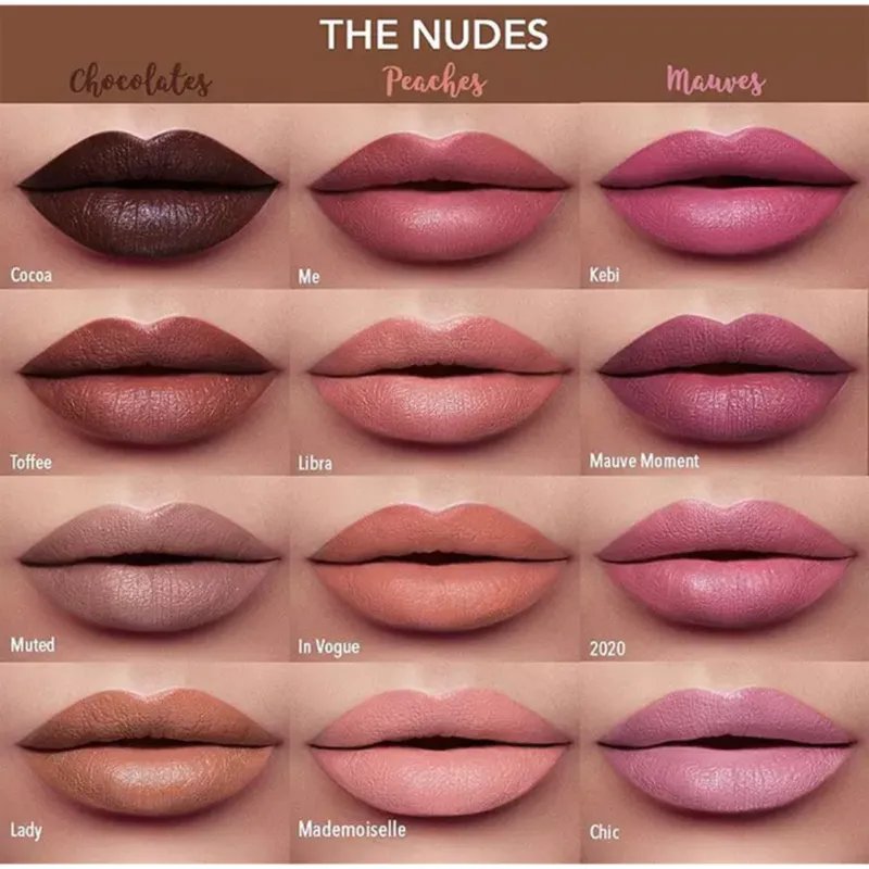 Juvia's Place - The Nude Chocolates Velvety Matte Lipstick