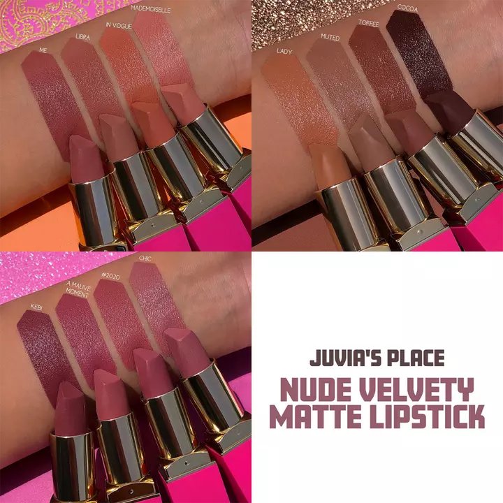 Juvia's Place - The Nude Peaches Velvety Matte Lipstick