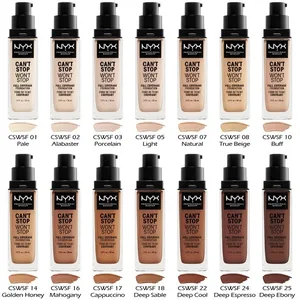 NYX Professional Makeup - Can't Stop Won't Stop Full Coverage Foundation - Shade 11