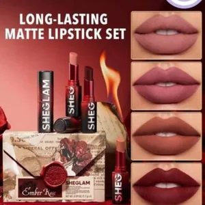 SHEGLAM - Ember Rose Long Lasting Matte Lipstick - Shade 5
