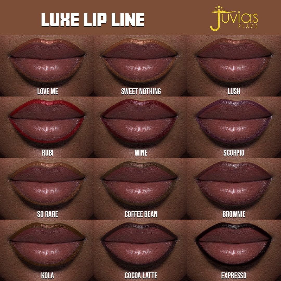 Juvia's Place - I Live, I Love Lip Kit Lover Girl (velvety Matte Liquid Lipstick Lover Girl Luxe Lip Liner in Scorpio