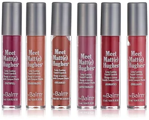 TheBalm - Meet Matte Hughes 6 Mini Long Lasting Liquid Lipstick Charming, Adoring, Romantic, Loving, Captivating, Passionate - Shade 2