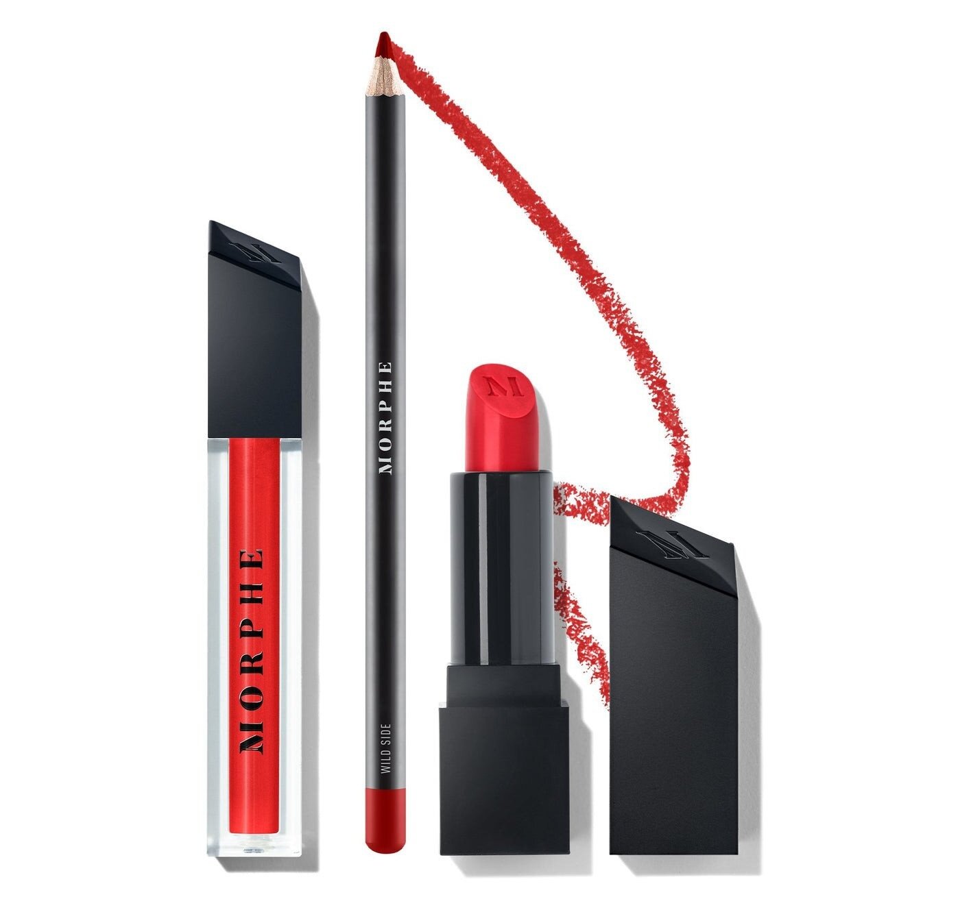 Morphe - Out & a Pout Fiery Red Lip Trio
