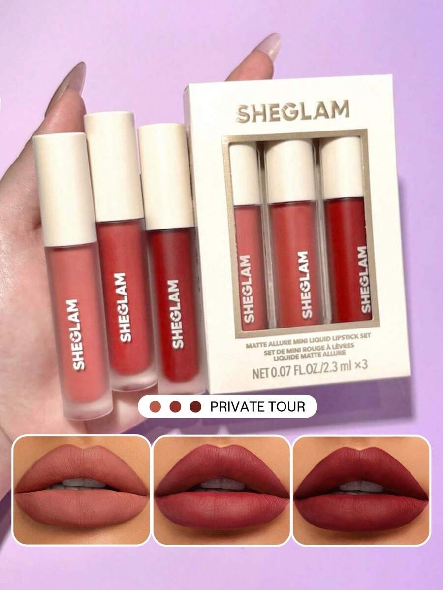 SHEGLAM - Matte Allure Mini Liquid Lipstick Set