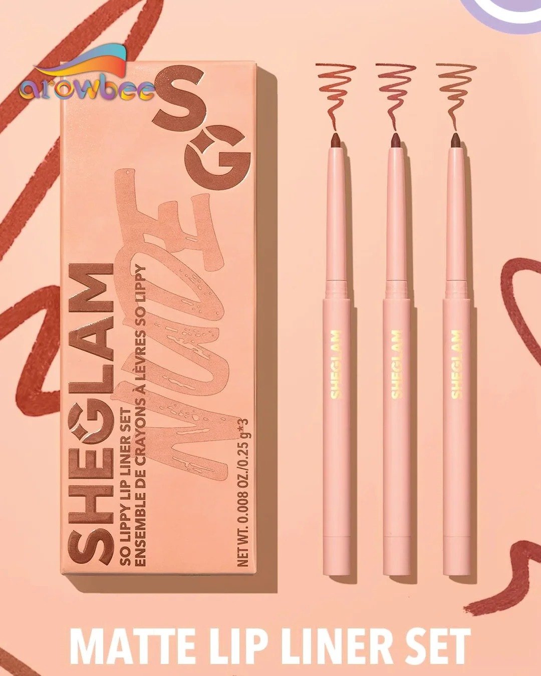 SHEGLAM - So Lippy Lip Liner Set (but First Coffee, Mojave, Toasted)