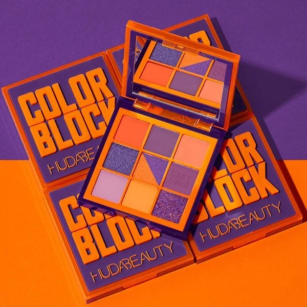 Huda Beauty - Orange & Purple Color Block Obsessions Price in Bangladesh
