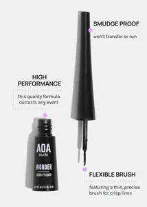 AOA Studio - Liquid Eye Liner Water + Smudge Proof - Beautifly Bangladesh