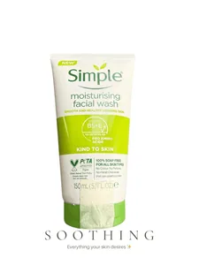 Simple - Moisturising Facial Wash Smooth and Healthy Looking Skin Vitamin B5+e - Shade 2