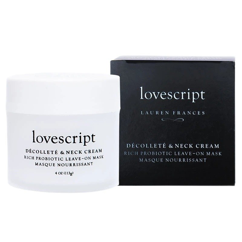 Lovescript - Lauren Frances Decollete & Neck Cream Rick Probiotic Leave on Mask