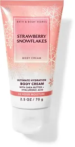 Bath & Body Works - Strawberry Snowflakes Ultimate Hydration Body Cream - Shade 2