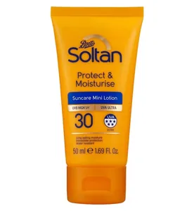 Boots Soltan - Protect & Moisture Suncare Mini Lotion - Shade 2