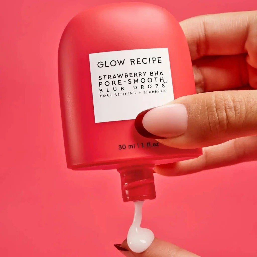 Glow Recipe - Strawberry Bha Pore Smooth Blur Drops Serum