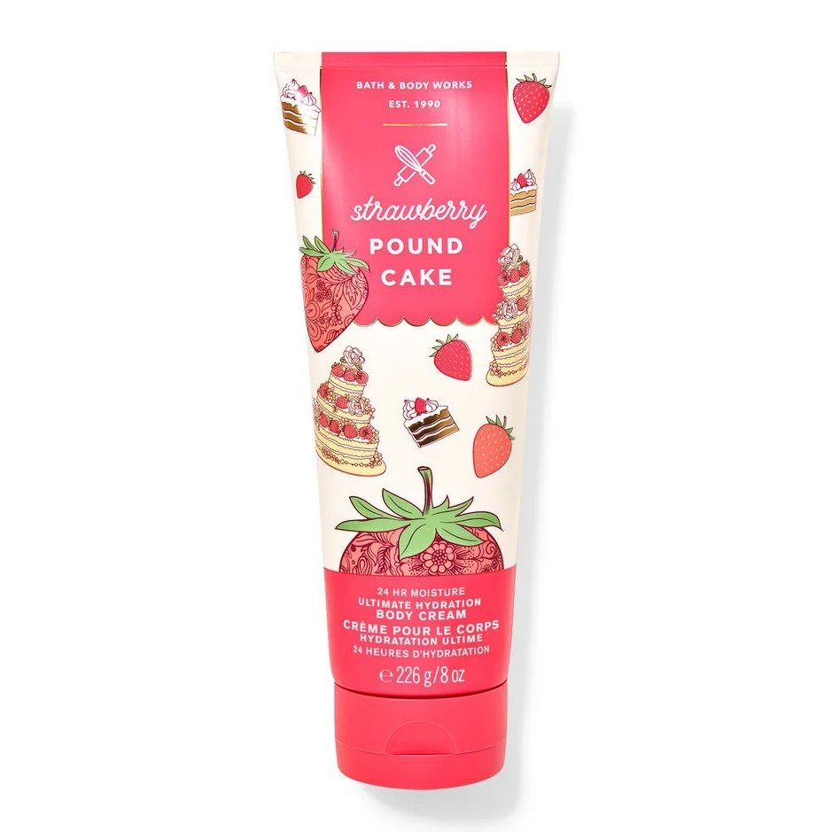 Bath & Body Works - Strawberry Pound Cake Ultimate Hydration Body Cream