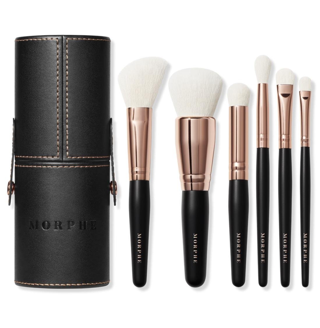 Morphe - Rose Away 6 Piece Travel Brush Set