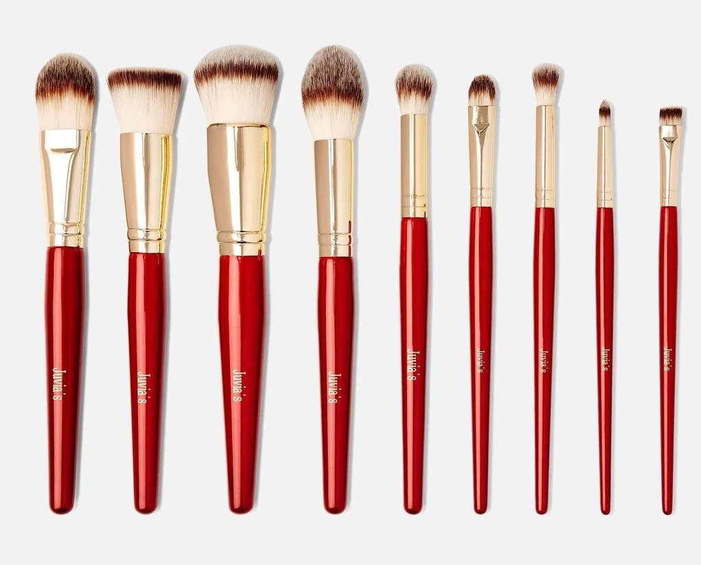 Juvia's Place - 9 Professional PRO Red Makeup Brush Set