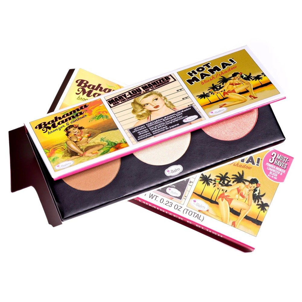 TheBalm - Powder Bronzer, Luminizer & Blush Set Trio Pallette