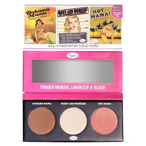 TheBalm - Powder Bronzer, Luminizer & Blush Set Trio Pallette - Shade 2
