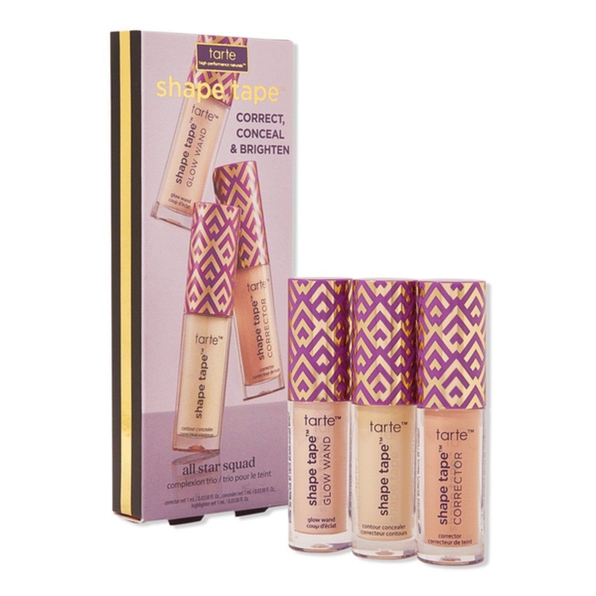 Tarte Cosmetics - Shape Tape Correct, Conceal & Brighten All Star Squad Complexion Trio
