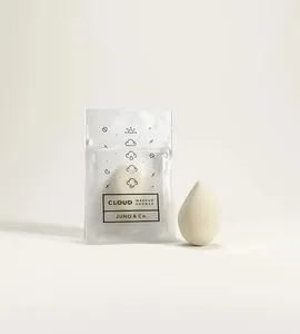 Juno & Co - Cloud Makeup Sponge Off White & Black - Beautifly Bangladesh