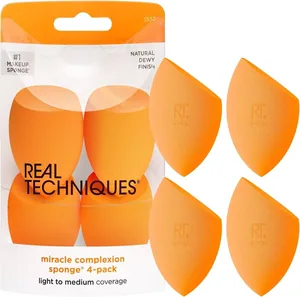 Real Techniques - 4 Miracle Complexion Sponges - Shade 2