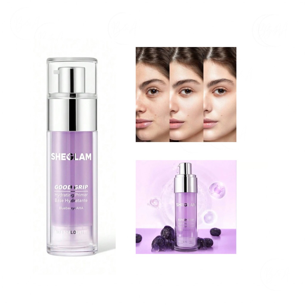 SHEGLAM - Good Grip Hydrating Primer Blueberry+AHA - Shade 2