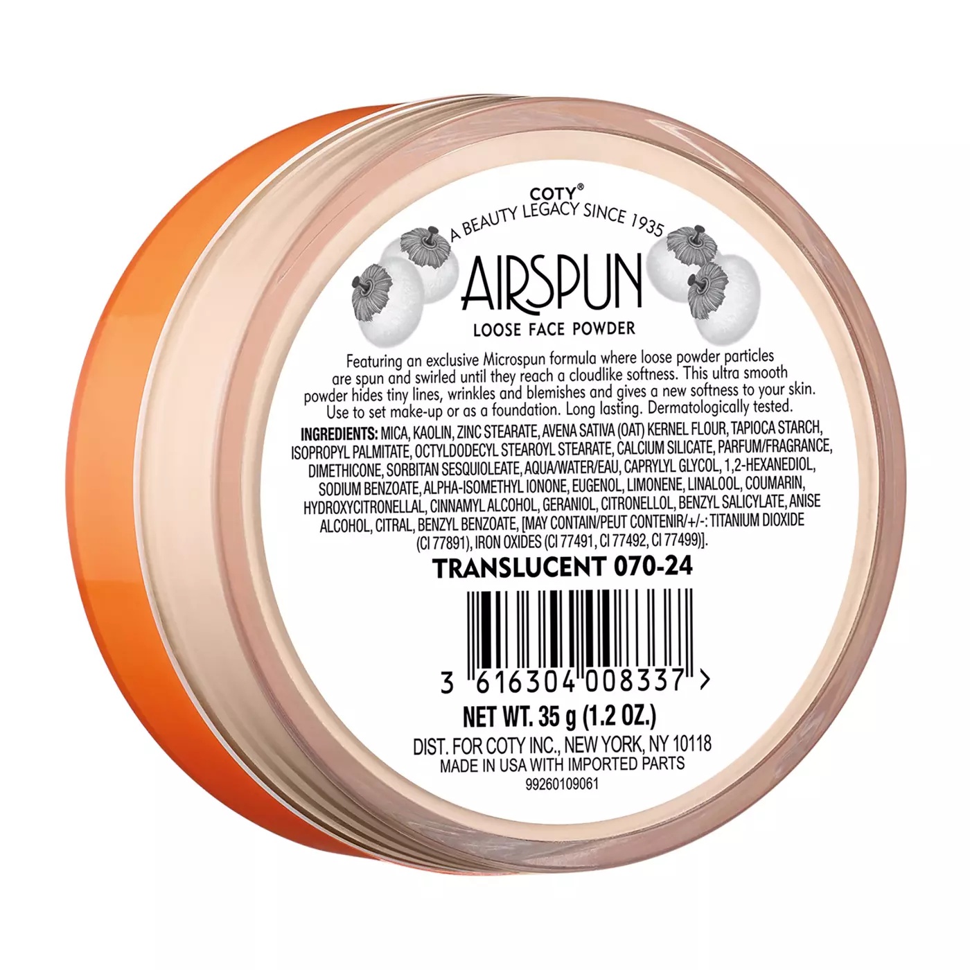 COTY - AIRSPUN Loose Face Powder - Shade 2