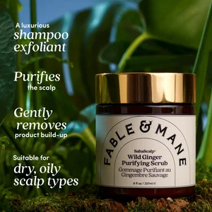 FABLE & MANE - Sahascalp Wild ginger purifying scrub - Shade 2
