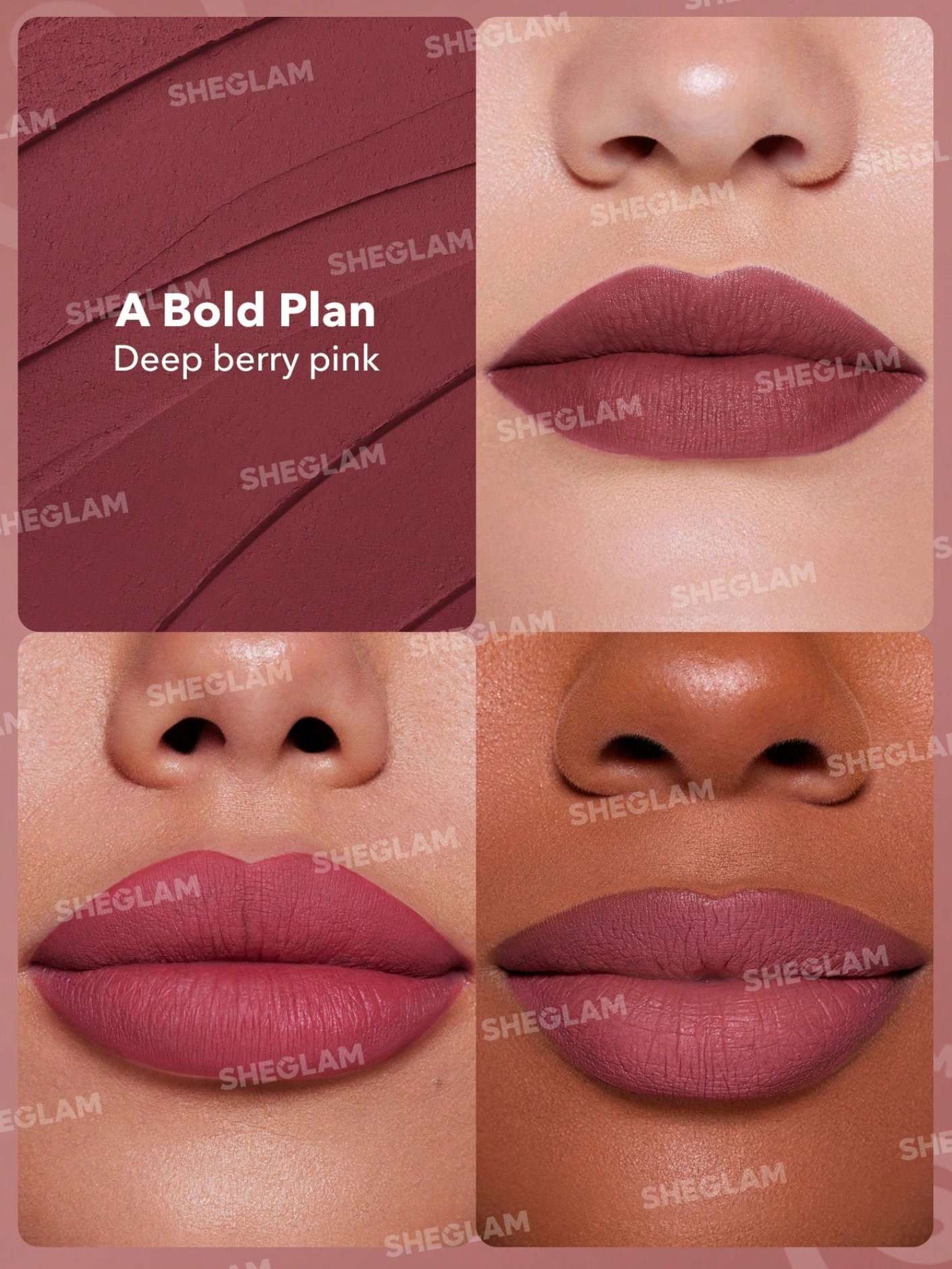 SHEGLAM - Dynamatte Boom Long Lasting Matte Lipstick - Shade 10